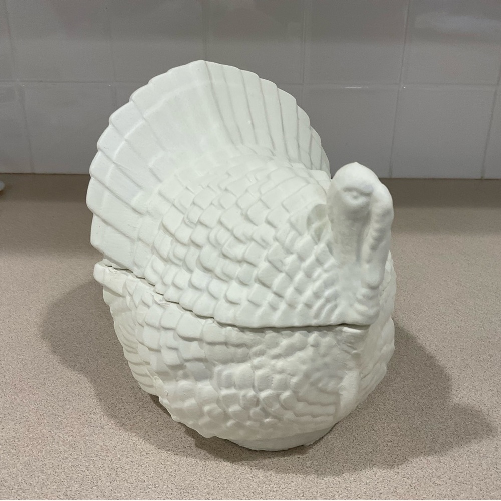 Thanksgiving turkey pottery holiday decor